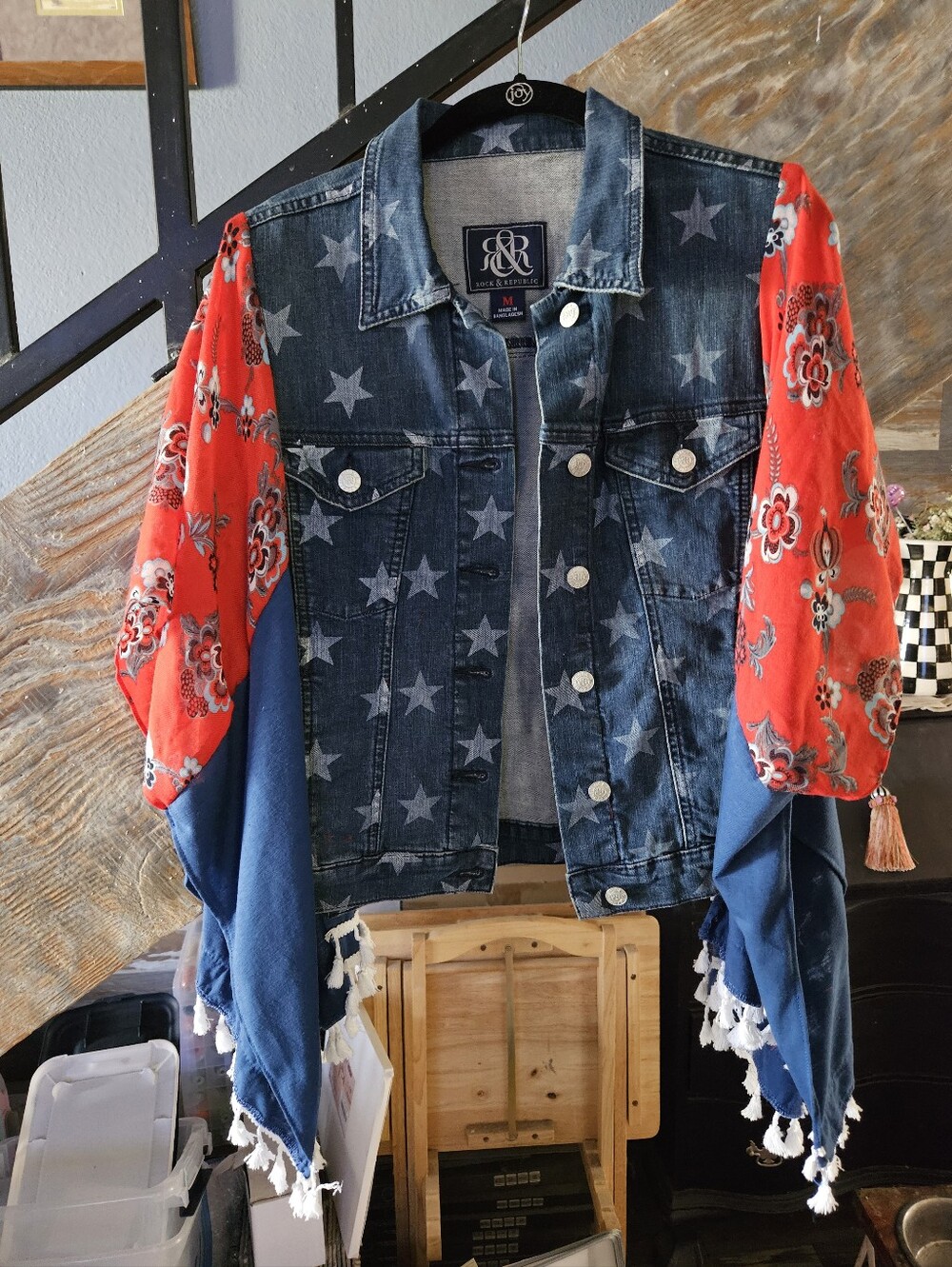 Upcycled Denim Vest